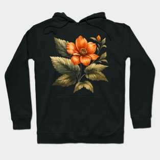 Retro Floral Bloom Hoodie